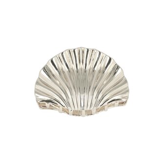 Haarklem Schelp Metaal 5,5cm Zilver