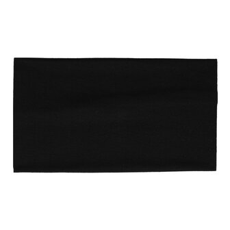 Haarband Basic 11cm Effen Stof Zwart