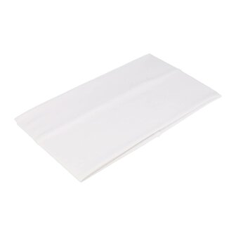 Haarband Basic 11cm Effen Stof Wit