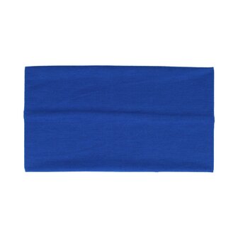 Haarband Basic 11cm Effen Stof Blauw
