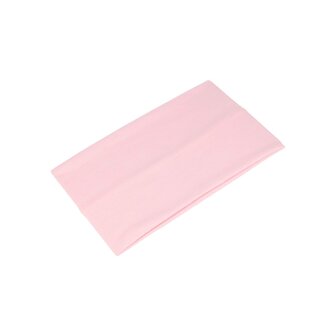 Haarband Basic 11cm Effen Stof Licht Roze