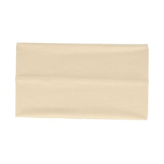 Haarband Basic 9cm Effen Stof Creme
