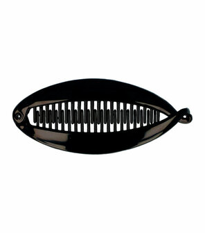 Haarspeld Bananenklem Basic 14cm Zwart