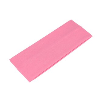Haarband Basic 5cm Effen Stof Fuchsia Roze