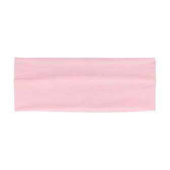 Haarband Basic 5cm Effen Stof Licht Roze