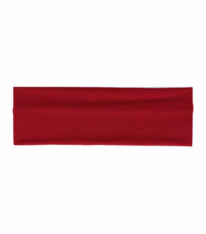 Haarband Basic 9cm  Donker Rood