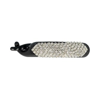 Haarclip Strass Steentjes 7cm Zwart