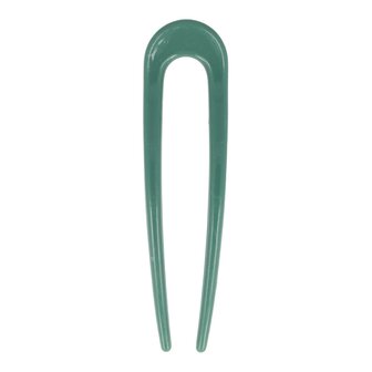 Haarpin Knot Kunststof 11cm Groen