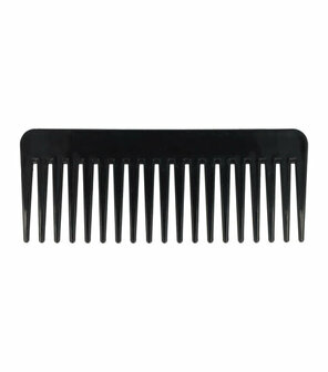Grove Kam Brede Tand 15cm Zwart