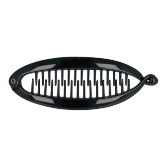 Haarspeld Bananenklem Basic 11cm Zwart