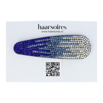 Klikklak Haarspeld Glitter 8cm Blauw