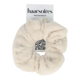 Scrunchie Teddy 10cm Beige
