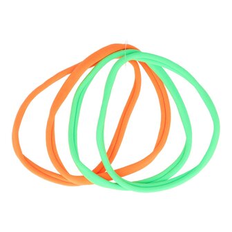 Haarband Endless Sport Elastiek Nylon 4 Stuks Oranje Groen
