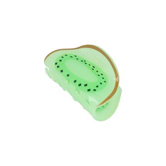 Haarklem Fruit Vorm 8cm Groen Rood Geel