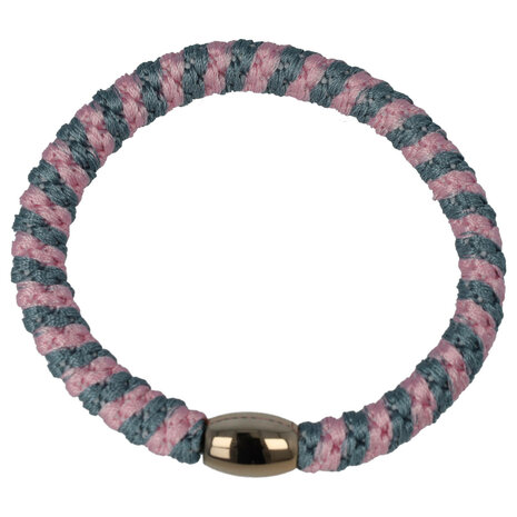Haarelastieken-hair-tie-armband-streep-patroon-roze-grijs