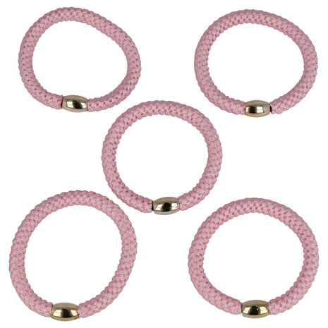 Haarelastieken-hair-tie-armband-roze
