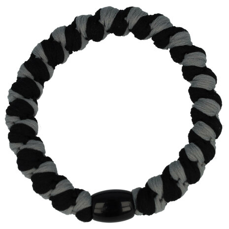Haarelastieken-hair-tie-armband-streep-patroon-zwart-grijsHaarelastieken-hair-tie-armband-streep-patroon-zwart-grijs