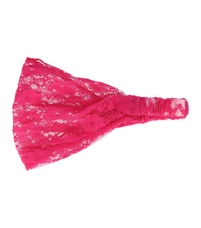 haarband-kant-patroon-fuchsia-roze