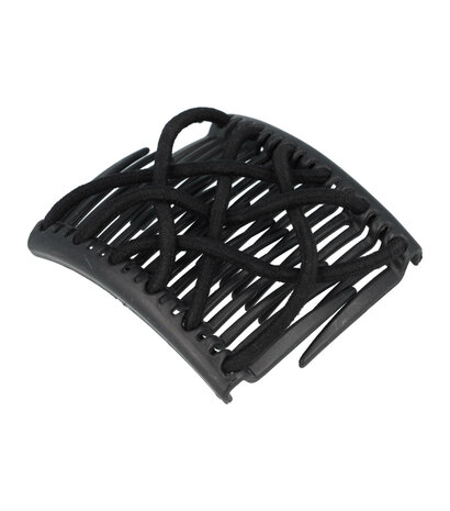 Haarspeld-EZ-comb-elastieken-zwart