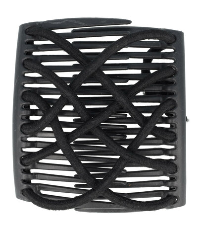 Haarspeld-EZ-comb-elastieken-zwart