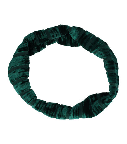Haarband-streep-7cm-velvet-groen