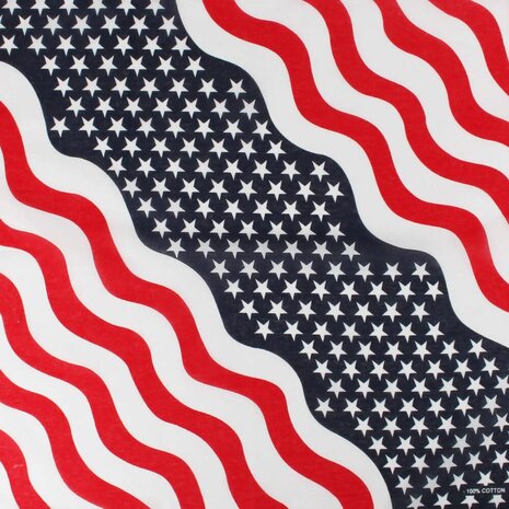 haarband-bandana-zakdoek-USA-print-blauw-rood-wit