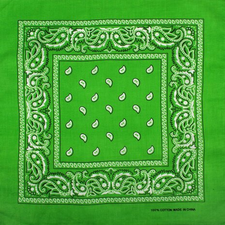 bandana-zakdoek-paisley-print-groen