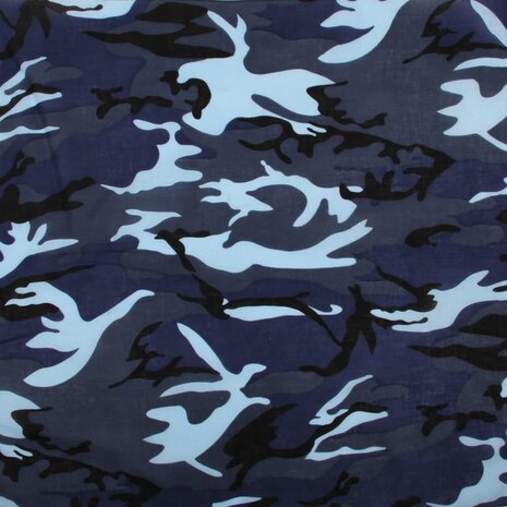 bandana-zakdoek-camouflage-blauw