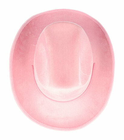 Cowboyhoed Velvet Roze