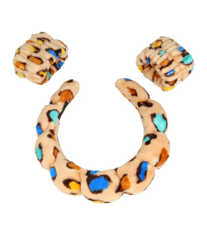 Diadeem Make-up Polsbandjes Panter Color Bruin