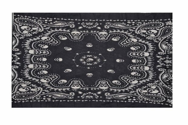 Haarband Multifunctioneel Skull Print Zwart