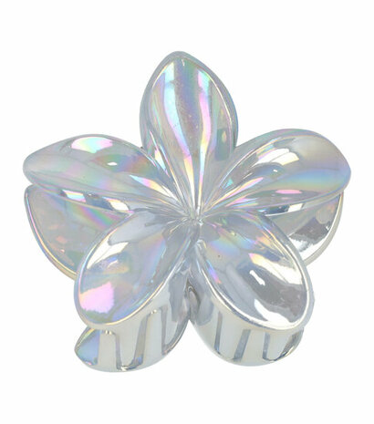 Haarspeld Klemmen Set XL Bloem Lelie 8cm Parelmoer Color