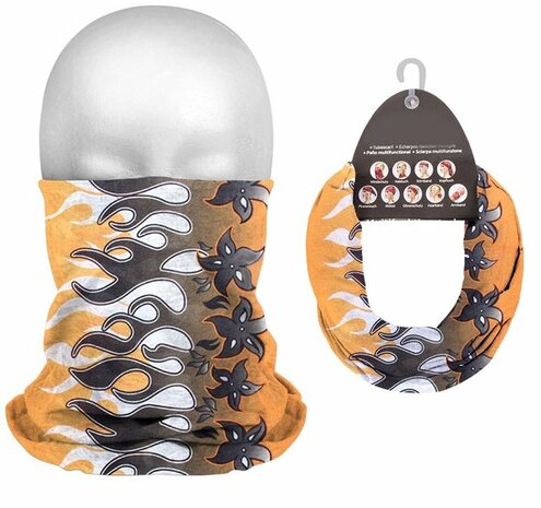 Haarband Multifunctioneel Fantasie Print Oranje