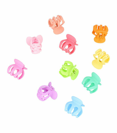 Haarspeld Klemmen Set Klein Spin 2cm Color