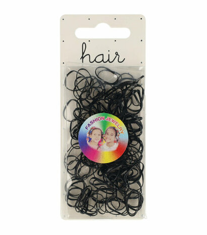 Haarelastieken Mini Zwart