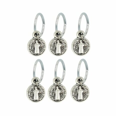Haarringen Bedel Religie Zilver