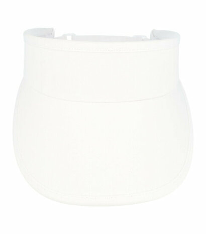 Zonneklep Stevige Klep Verstelbaar Maat 54cm - 59cm Wit
