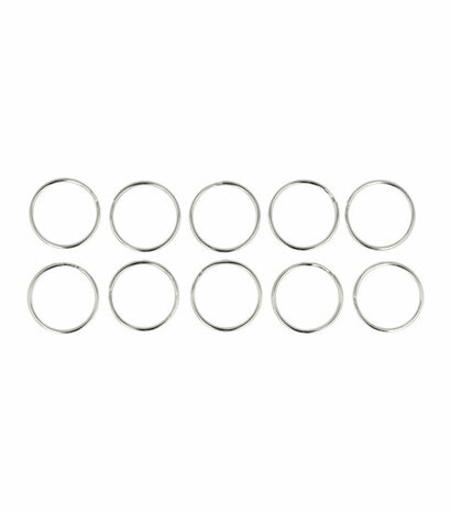 Sleutelringen 30mm 100 Stuks