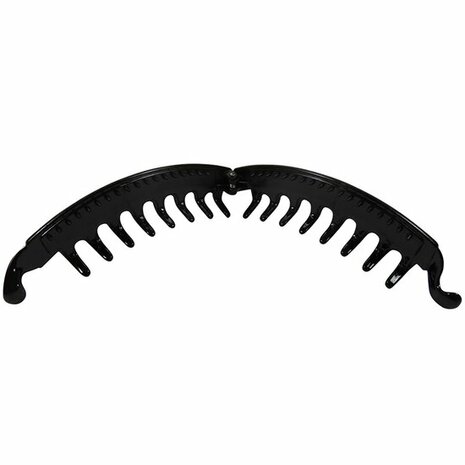 Haarspeld Bananenklem Anti Slip 13cm Zwart