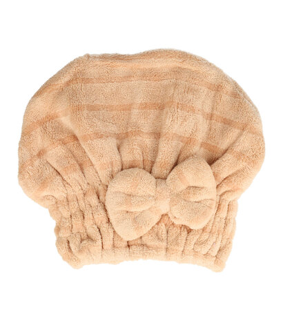 Haardroogdoek Muts Licht Bruin