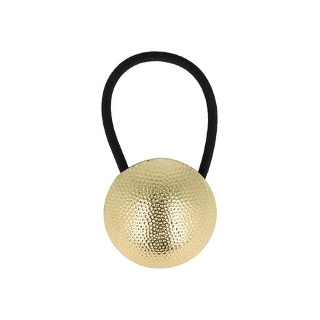 Haarelastiek Cirkel Ribbel Cuff Ornament Goud