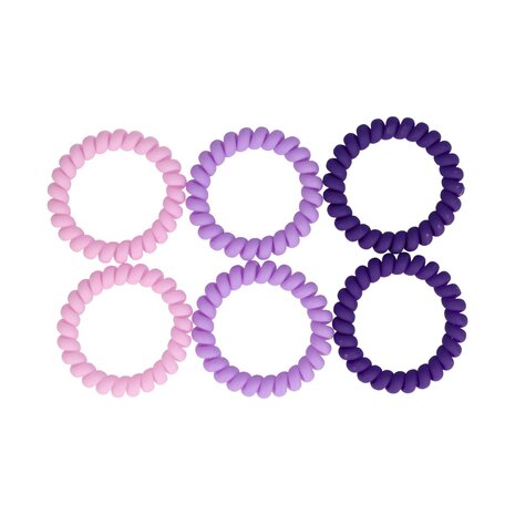 Invisibobble Haarelastiek 5cm Matte Kleuren Lila Paars