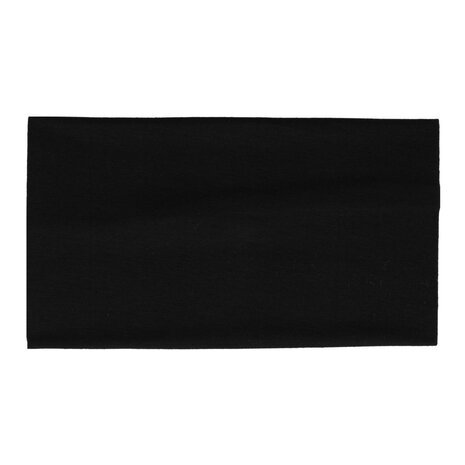 Haarband Basic 11cm Effen Stof Zwart