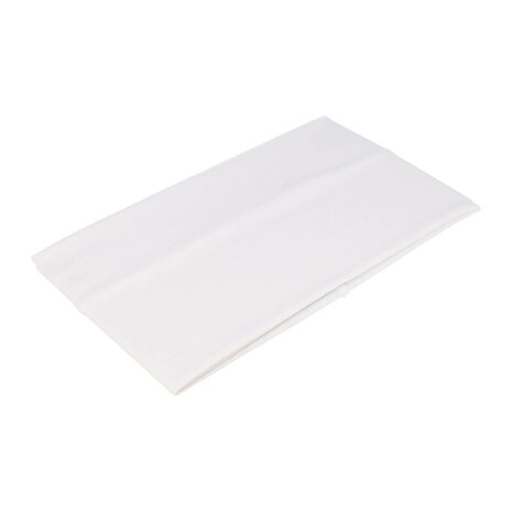Haarband Basic 11cm Effen Stof Wit