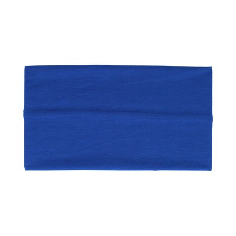 Haarband Basic 11cm Effen Stof Blauw