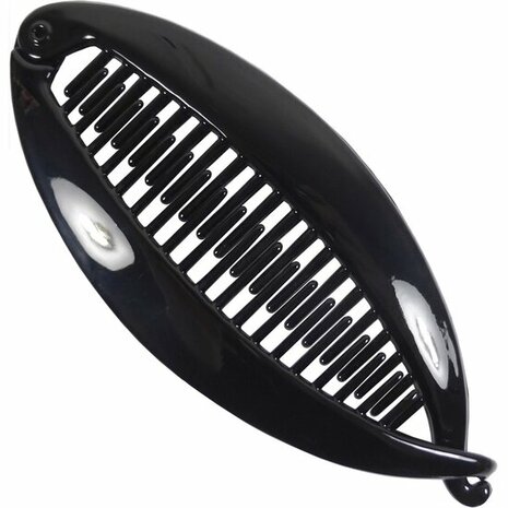 Haarspeld Bananenklem Basic 14cm Zwart