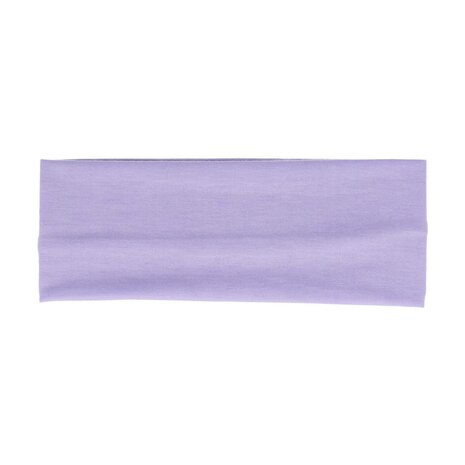 Haarband Basic 7cm Effen Stof Lila Paars