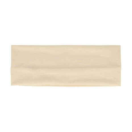 Haarband Basic 7cm Effen Stof Creme