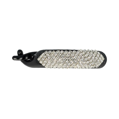 Haarclip Strass Steentjes 7cm Zwart