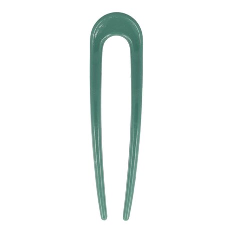 Haarpin Knot Kunststof 11cm Groen